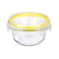 Hot selling transparent food container compartment glass meal prep containers with high quality